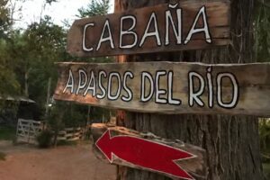 Cabaña a pasos del río