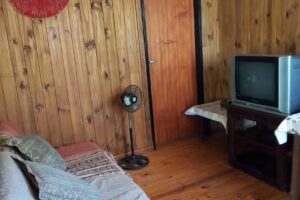 Cabaña del Delta Acuarela del río