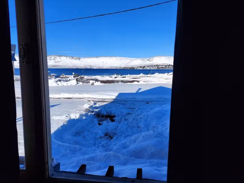 Cabaña Tronco Y Piedra