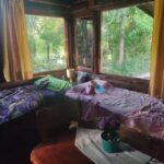 Cabañas de Troncos “Puente de Luz”, para descanso. Ideal para parejas. Intimidad, tranquilidad, silencio y hermosa vista.