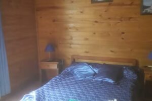 Cabañas el atardecer