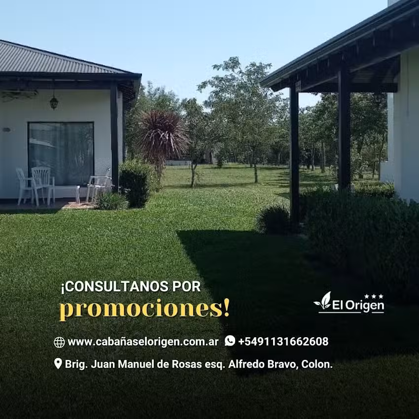 Cabañas El Origen, Colón Entre Ríos