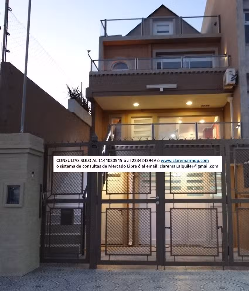 Casa y Departamentos frente al Mar