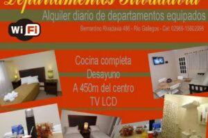 Departamentos Rivadavia por dia