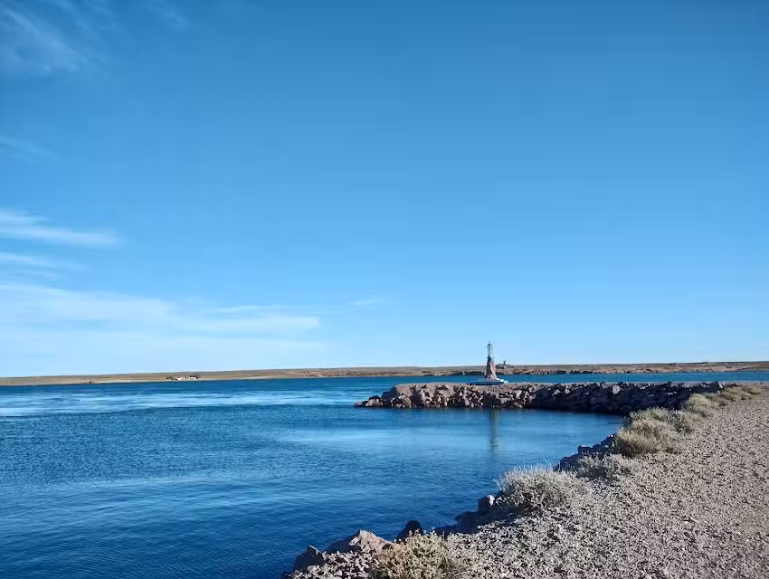 Puerto Deseado Sant zona de chacraa Cruz Argentina